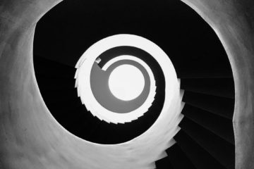 black and white stairs vector art