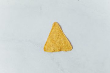 a photo of a nacho chip